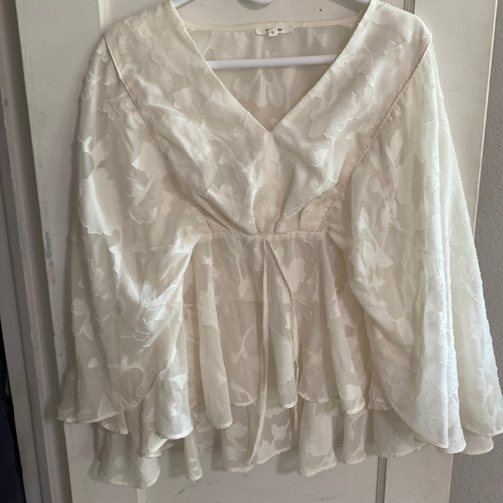 Cottage-White Blouse